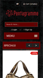 Mobile Screenshot of pentagrammeshop.com